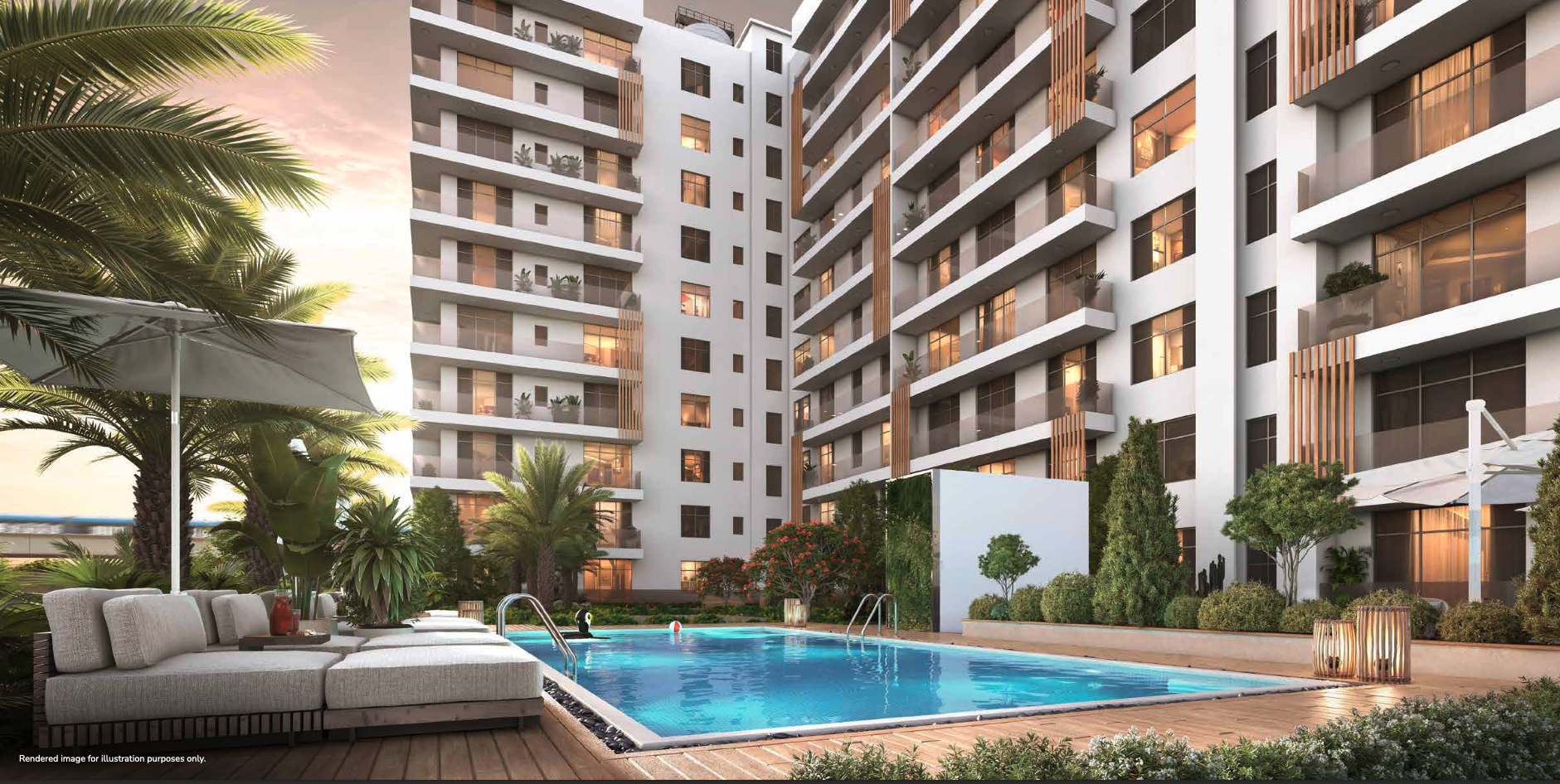 top notch amenities including infinty pool, gym and kids play zone at Sunbliss dubai.