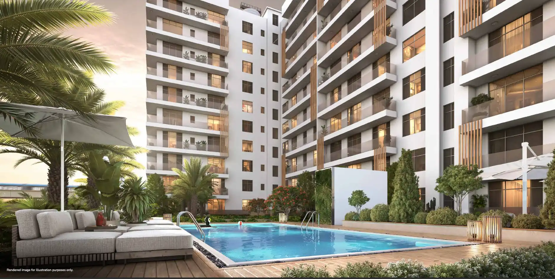 top notch amenities including infinty pool, gym and kids play zone at Sunbliss dubai.