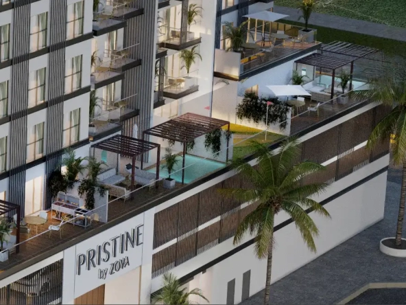 Entrance gate of Pristine by Zoya residential project