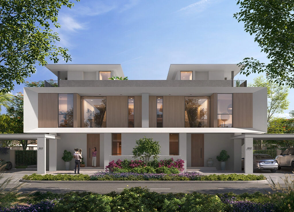 Street-facing view of Rivera Villas at The Valley