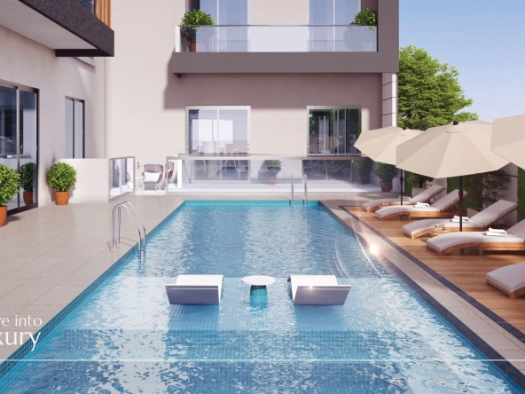 Outdoor swimming pool at Enaya Residences