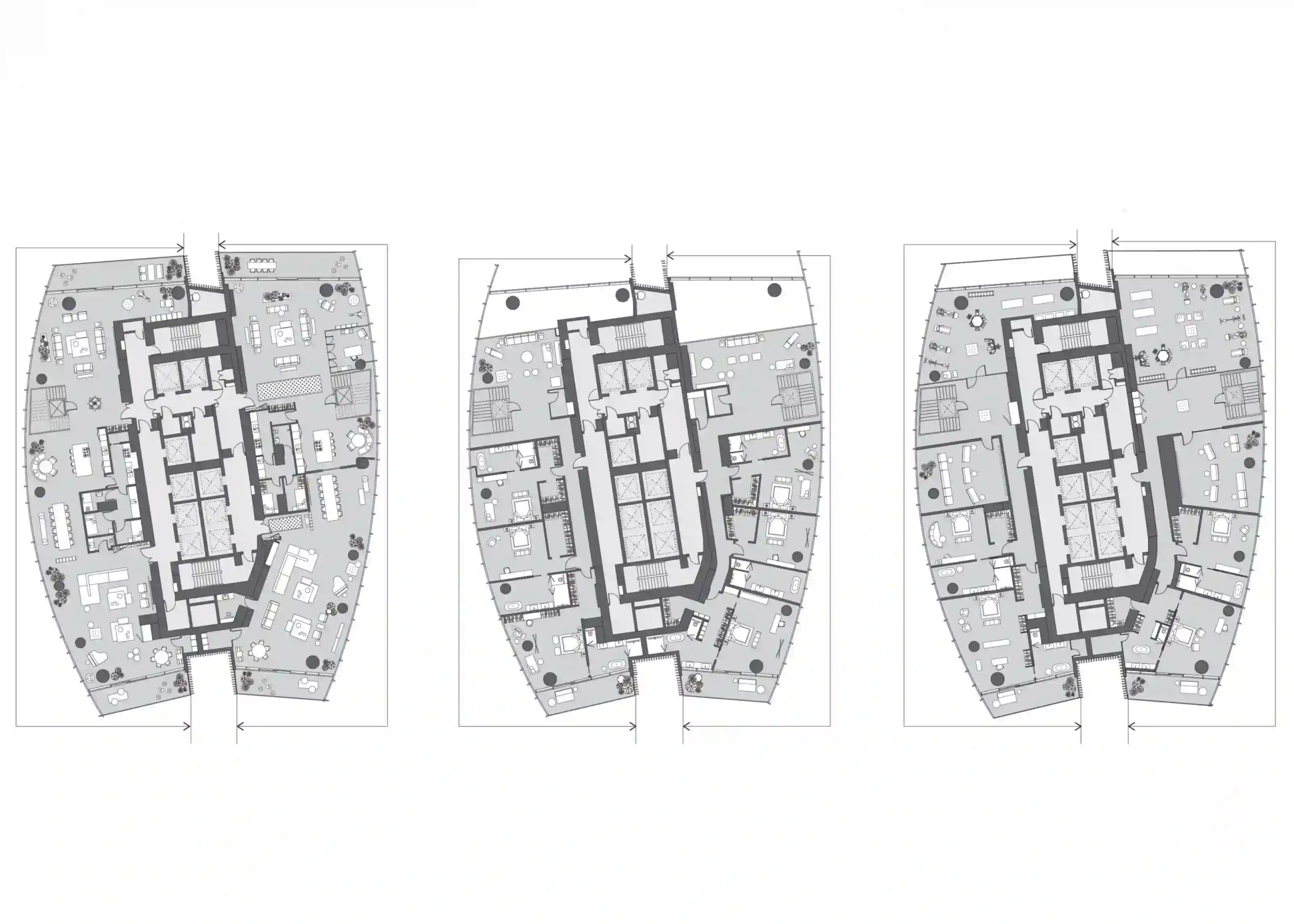 Triplex Sky Mansion floor plan – Six Senses Residences