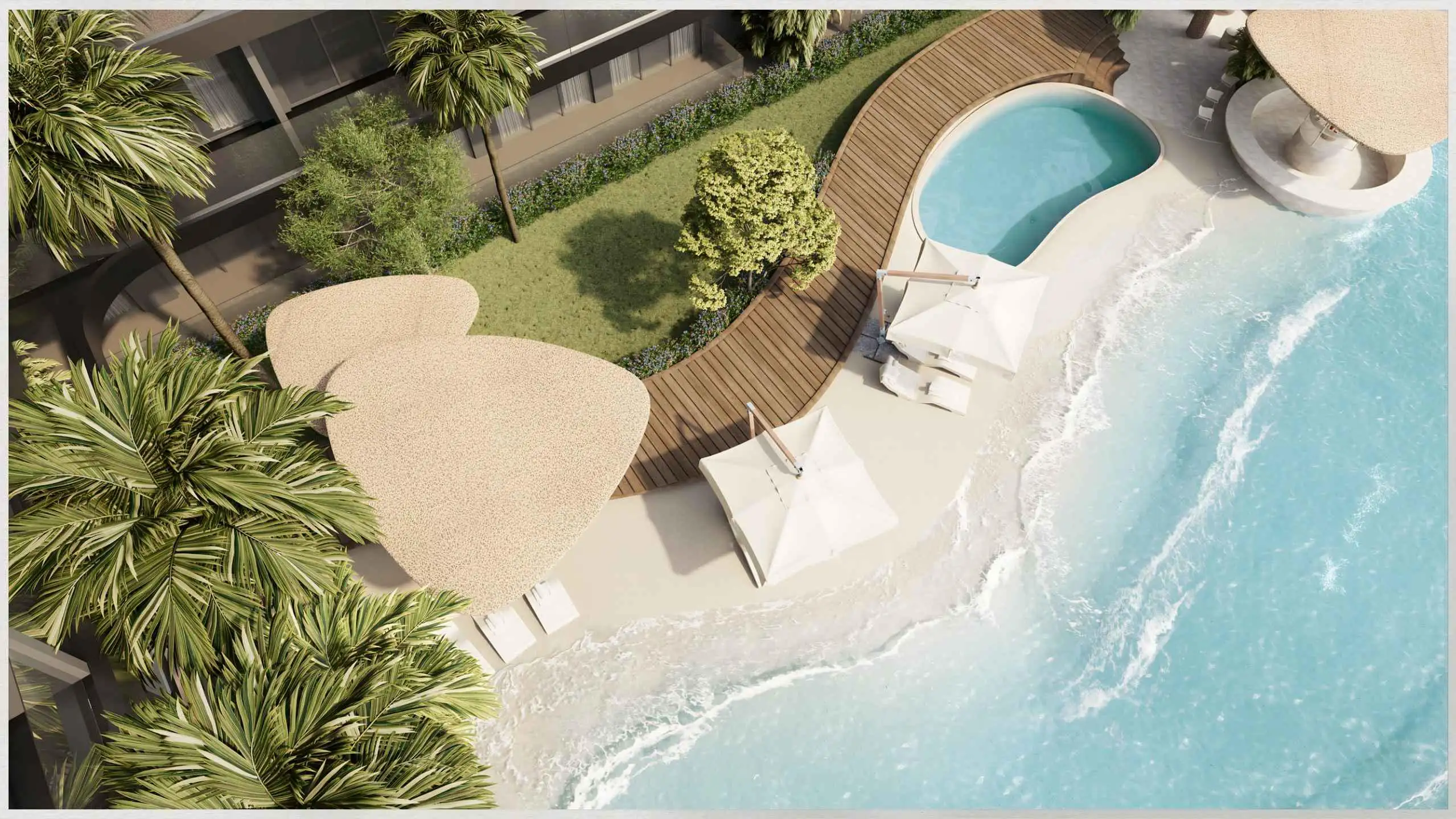 Resort-style swimming pool at Valores Residences Dubai